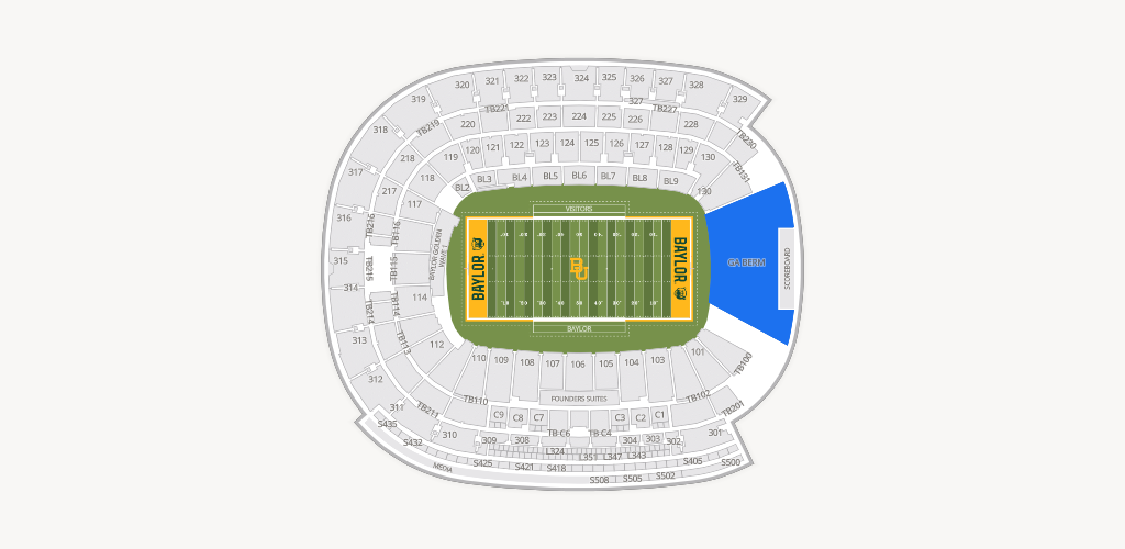 McLane Stadium Seating Chart
