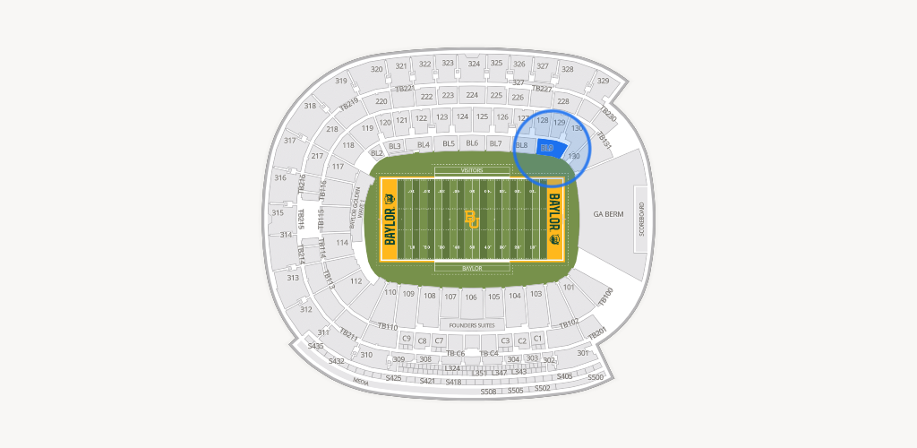McLane Stadium Seating Chart