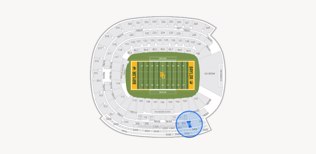 McLane Stadium Seating Chart
