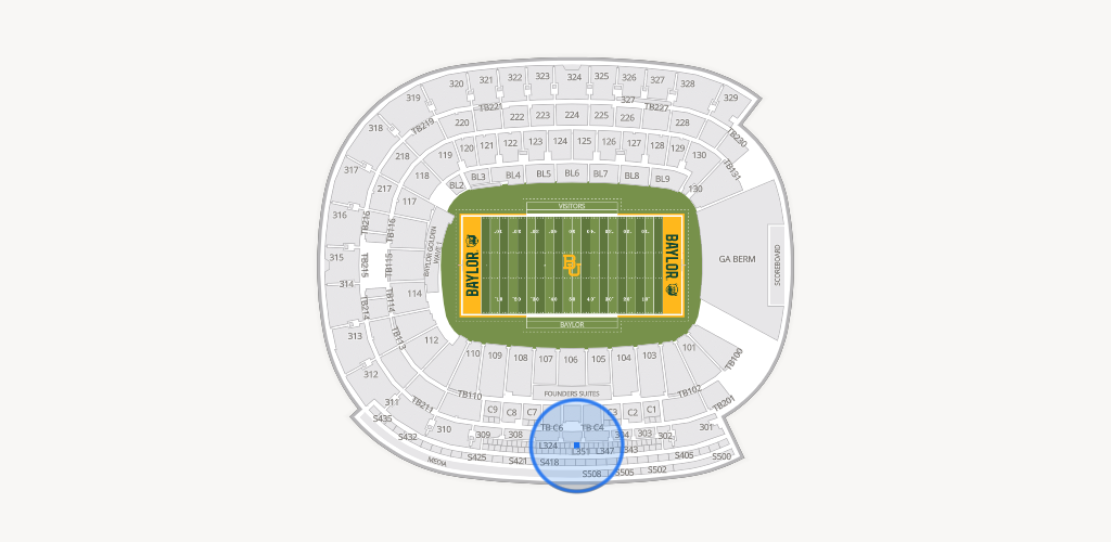 McLane Stadium Seating Chart