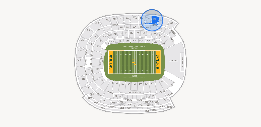 McLane Stadium Seating Chart