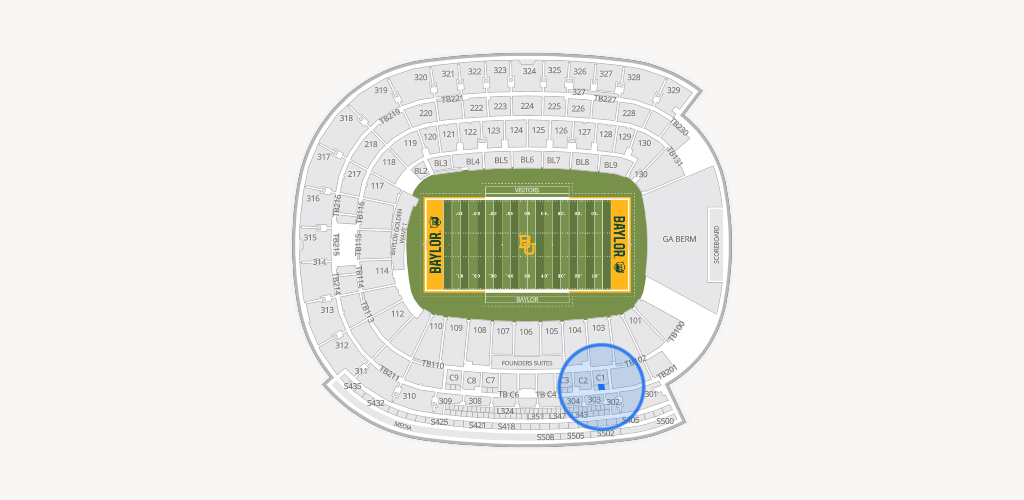 McLane Stadium Seating Chart