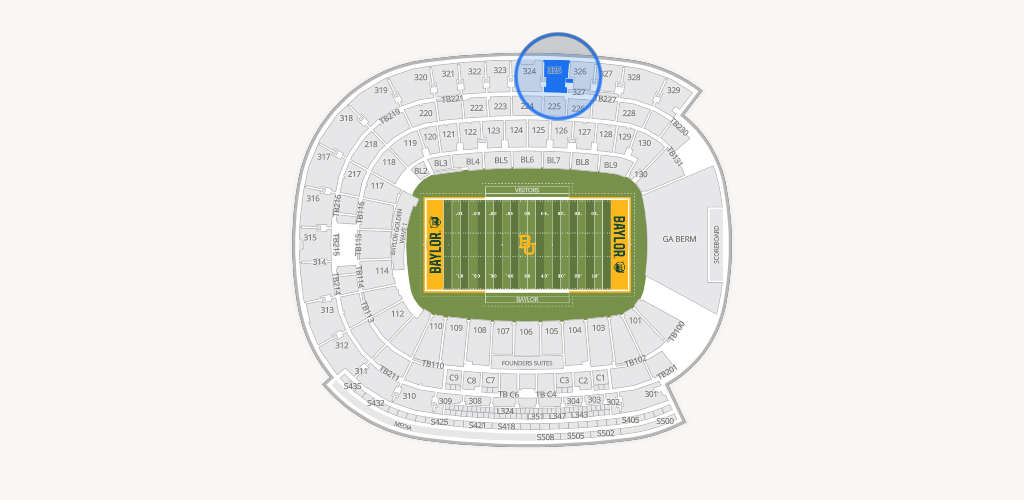 McLane Stadium Seating Chart