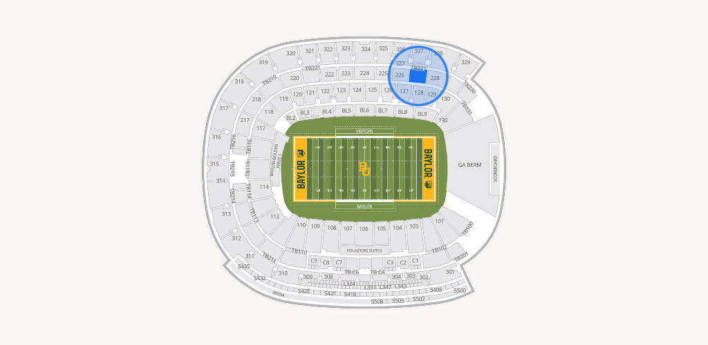 McLane Stadium Seating Chart