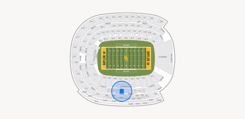 McLane Stadium Seating Chart
