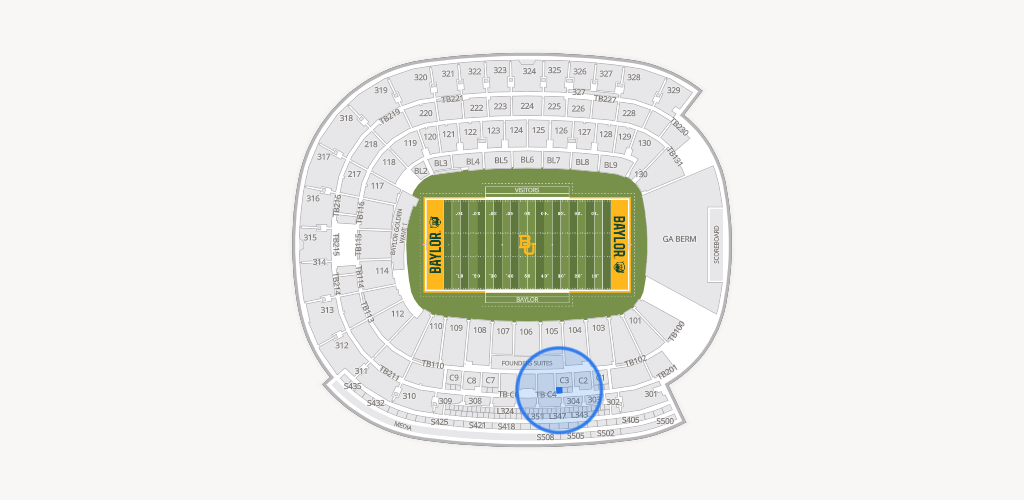 McLane Stadium Seating Chart