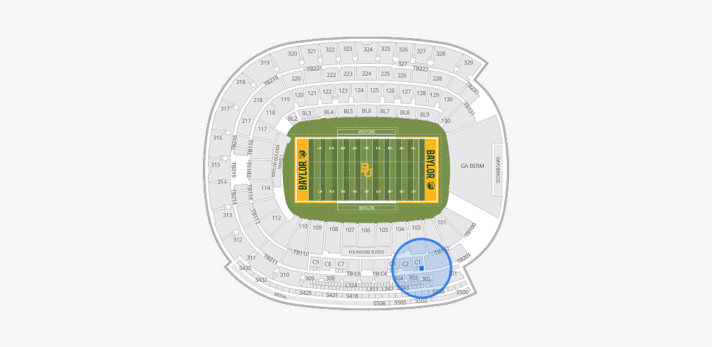 McLane Stadium Seating Chart