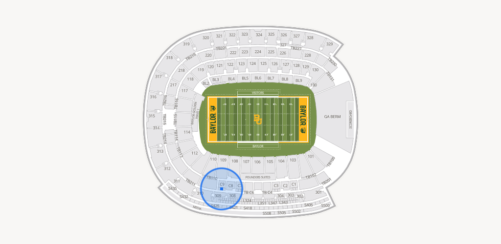 McLane Stadium Seating Chart