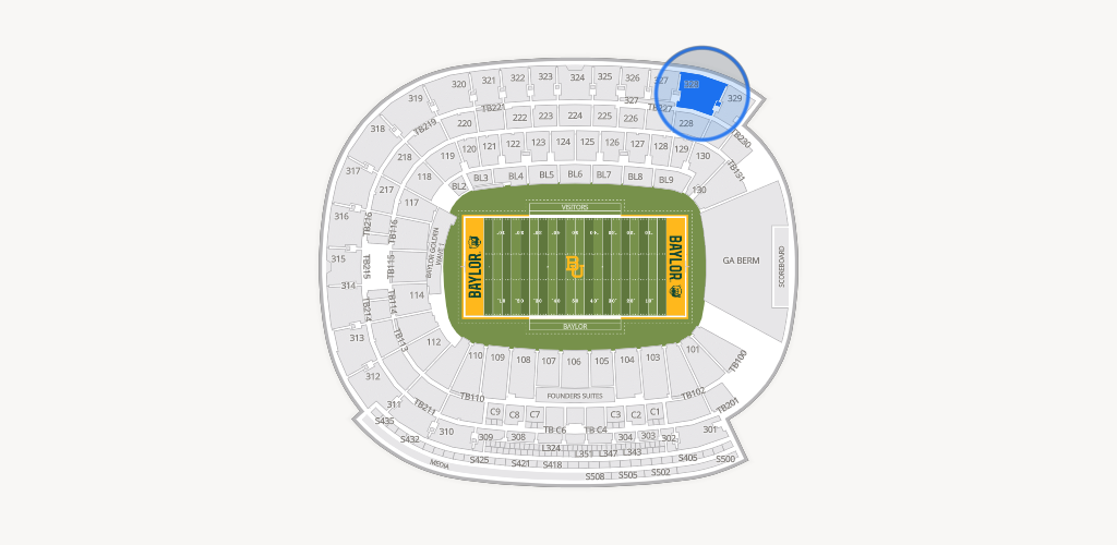 McLane Stadium Seating Chart