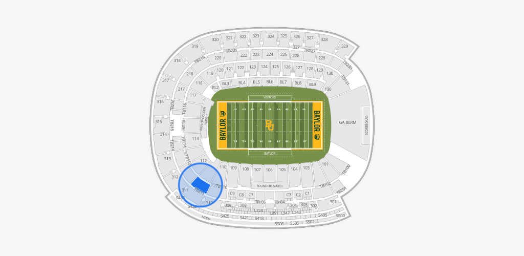 McLane Stadium Seating Chart