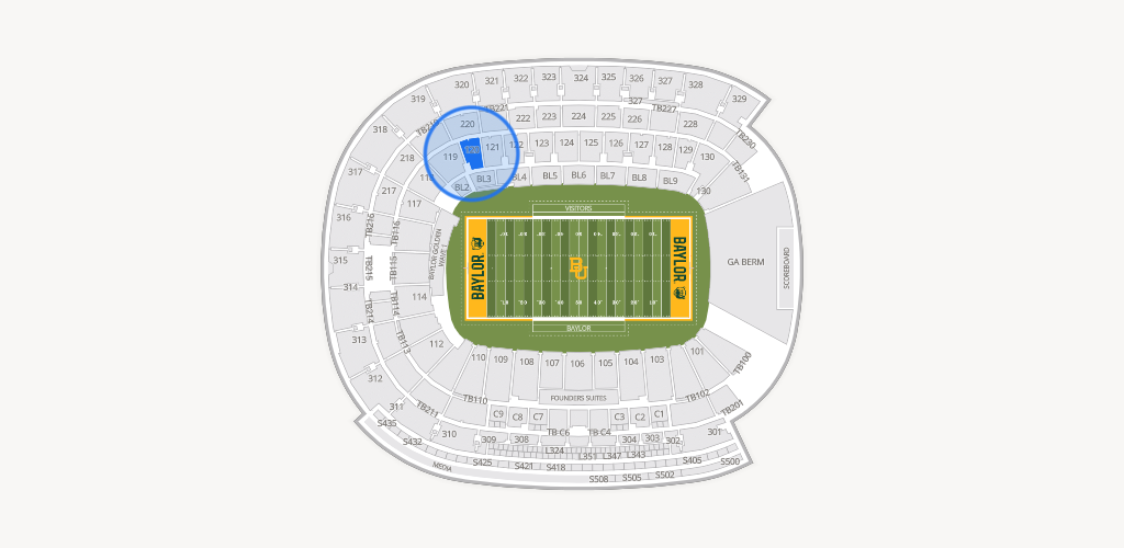 McLane Stadium Seating Chart