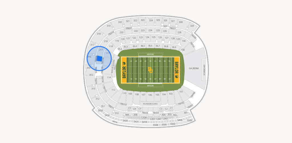 McLane Stadium Seating Chart