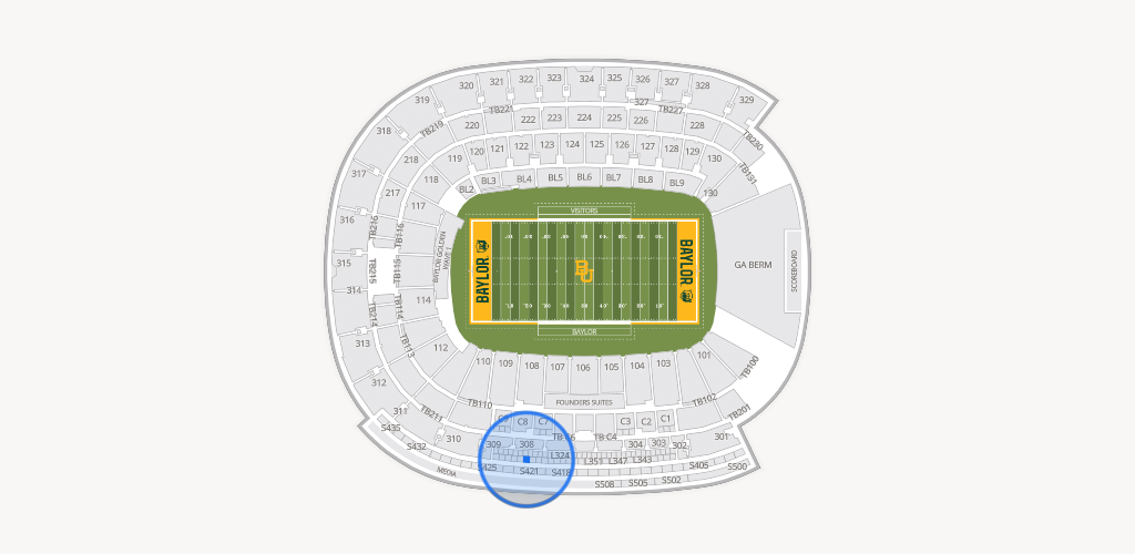 McLane Stadium Seating Chart
