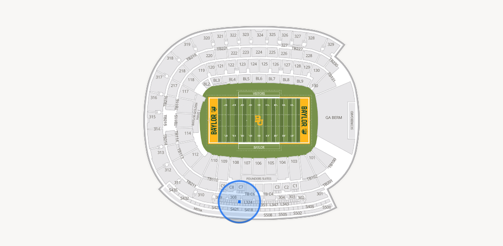McLane Stadium Seating Chart