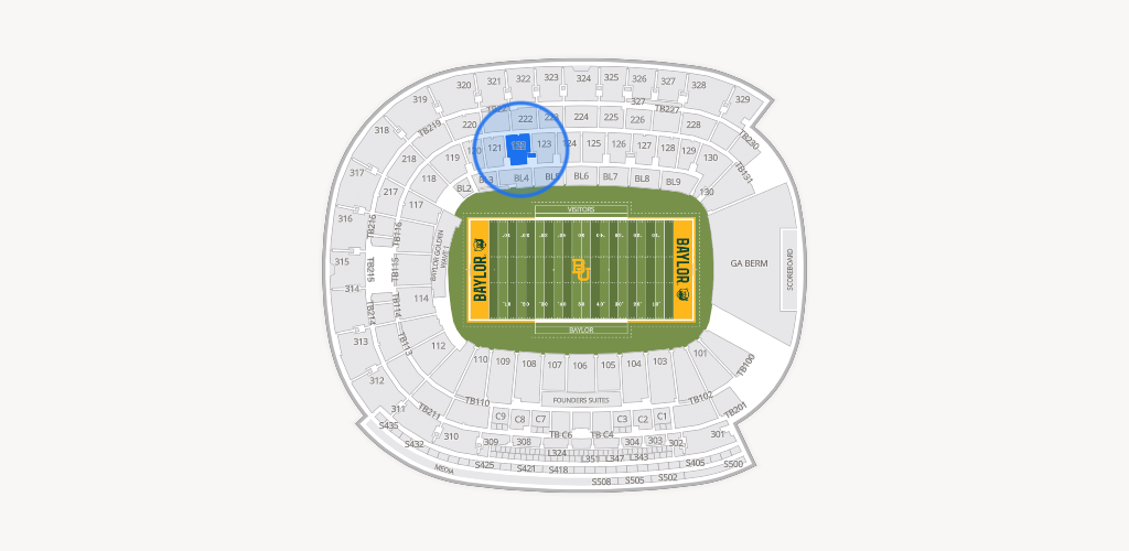 McLane Stadium Seating Chart