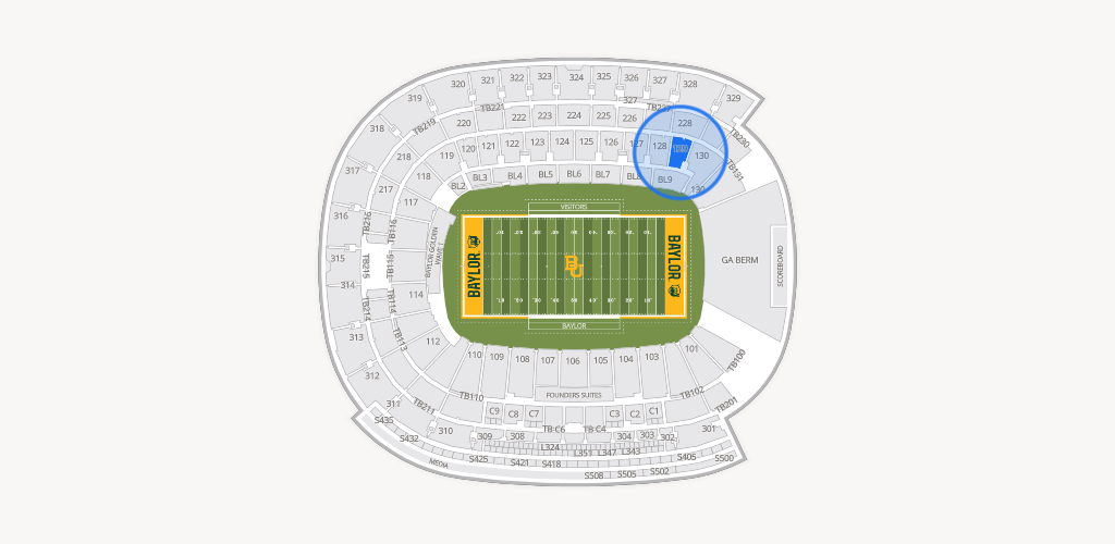 McLane Stadium Seating Chart