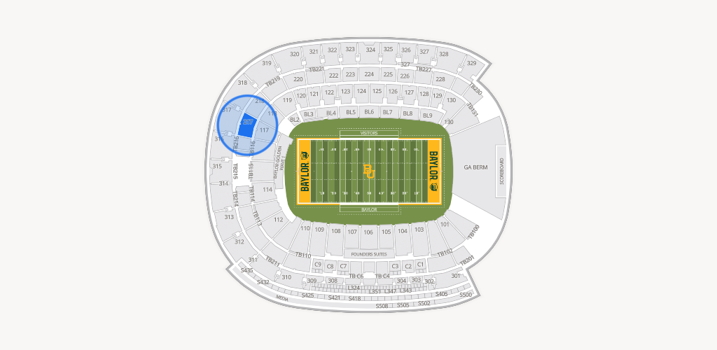McLane Stadium Seating Chart