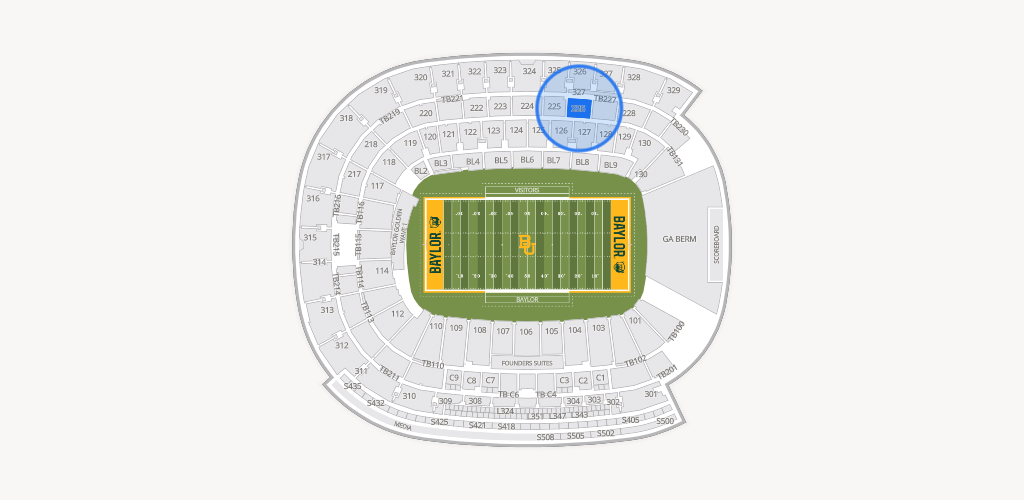 McLane Stadium Seating Chart