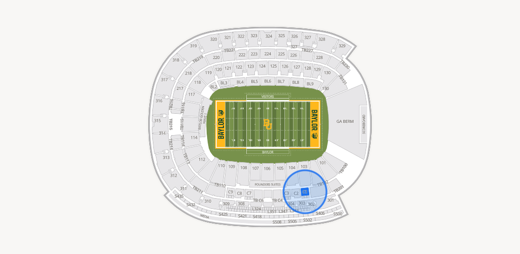 McLane Stadium Seating Chart