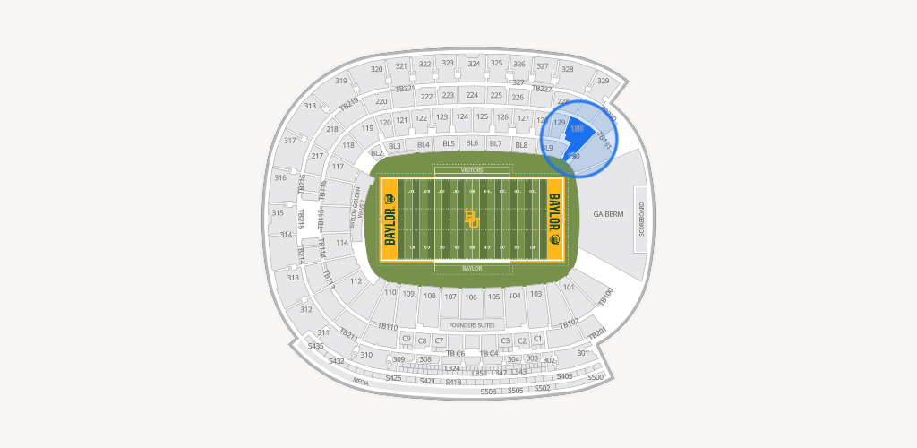 McLane Stadium Seating Chart