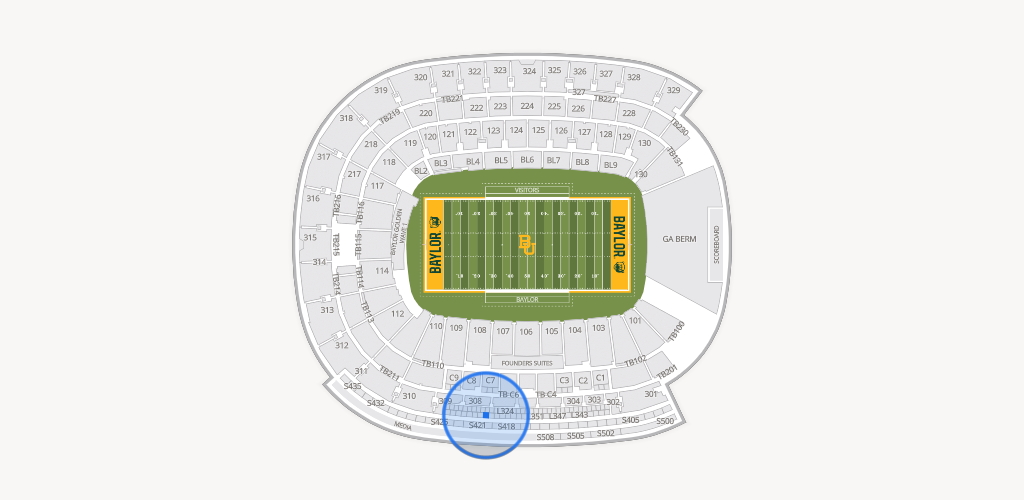 McLane Stadium Seating Chart