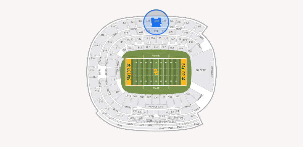 McLane Stadium Seating Chart