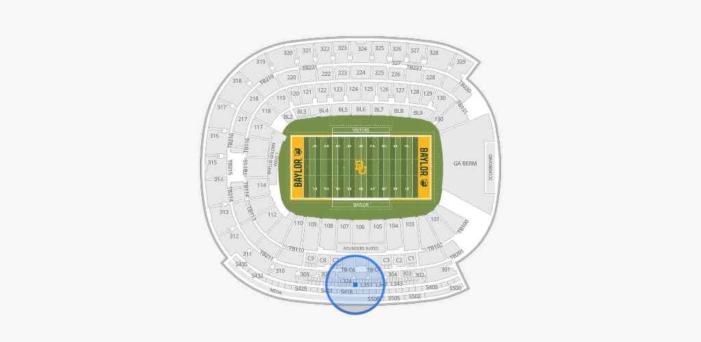 McLane Stadium Seating Chart