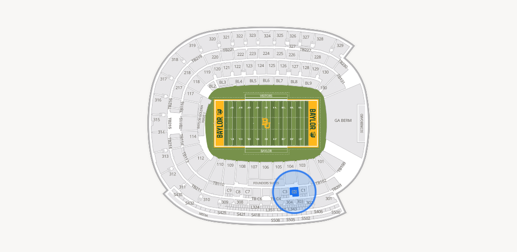 McLane Stadium Seating Chart