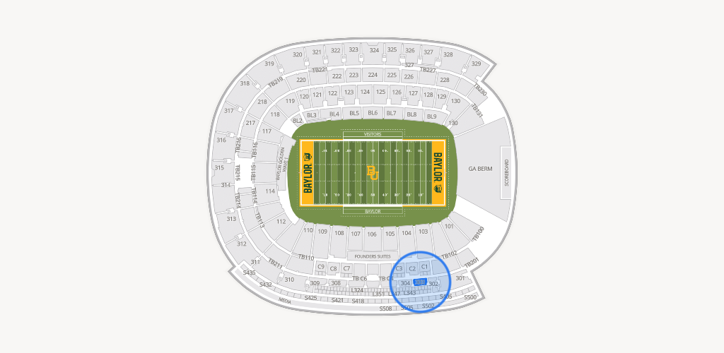 McLane Stadium Seating Chart
