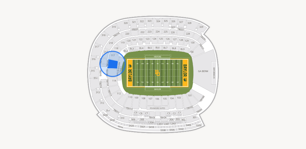 McLane Stadium Seating Chart