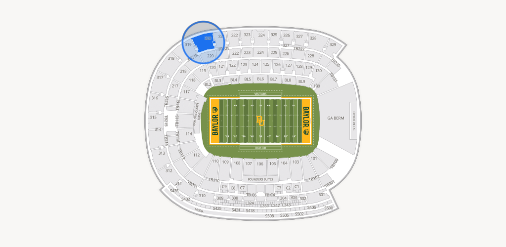 McLane Stadium Seating Chart