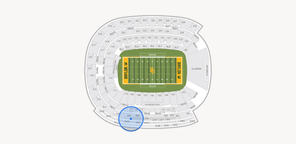 McLane Stadium Seating Chart