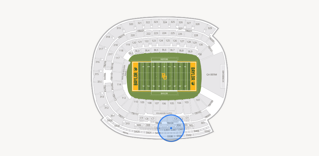 McLane Stadium Seating Chart