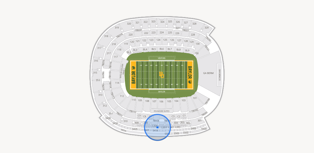 McLane Stadium Seating Chart