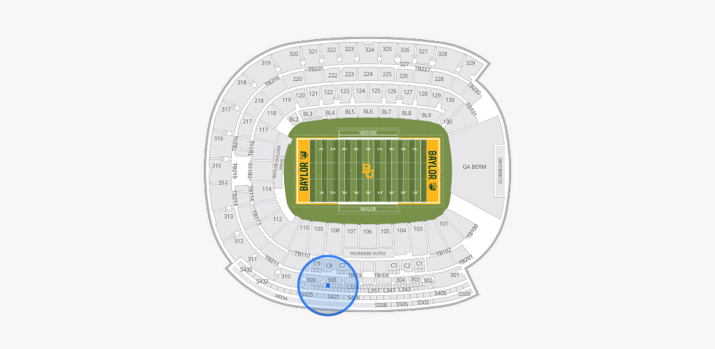 McLane Stadium Seating Chart