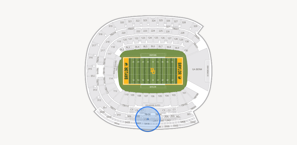 McLane Stadium Seating Chart