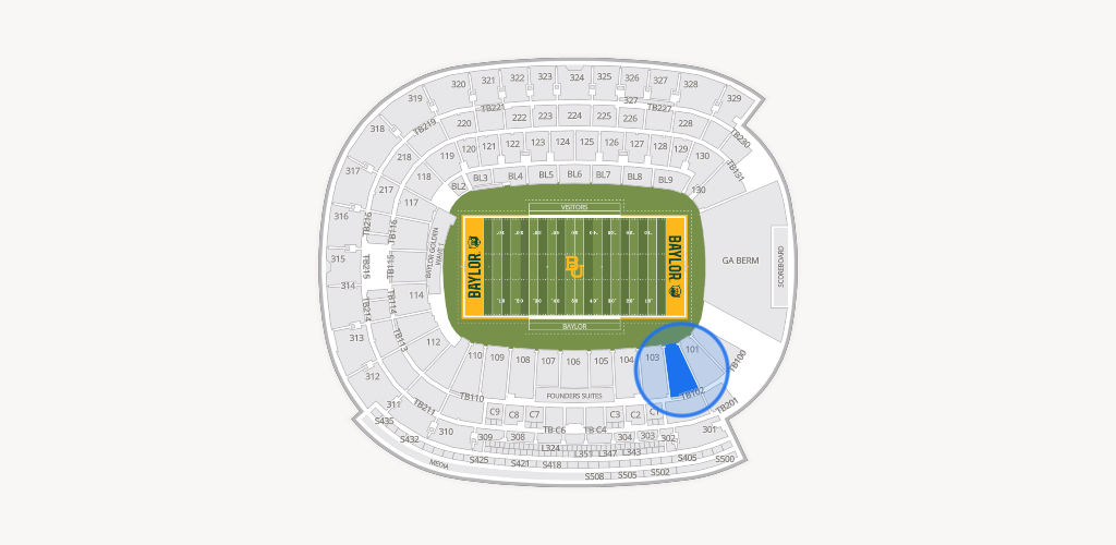 McLane Stadium Seating Chart