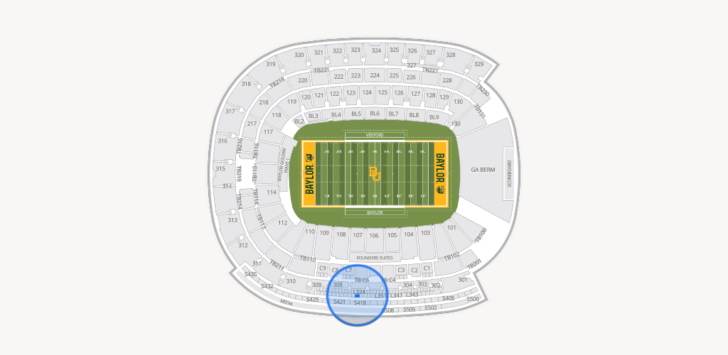 McLane Stadium Seating Chart