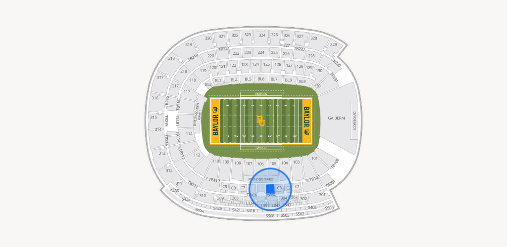 McLane Stadium Seating Chart