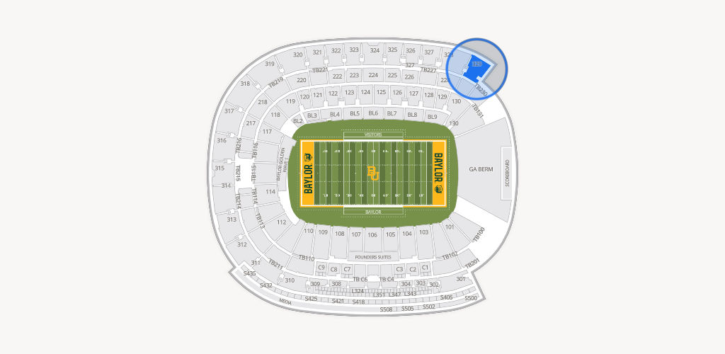 McLane Stadium Seating Chart