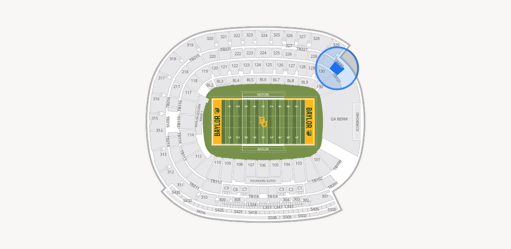 McLane Stadium Seating Chart