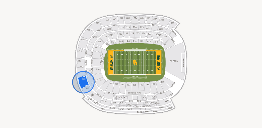 McLane Stadium Seating Chart