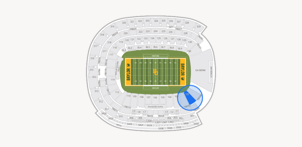 McLane Stadium Seating Chart