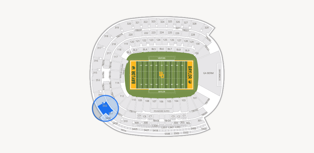 McLane Stadium Seating Chart