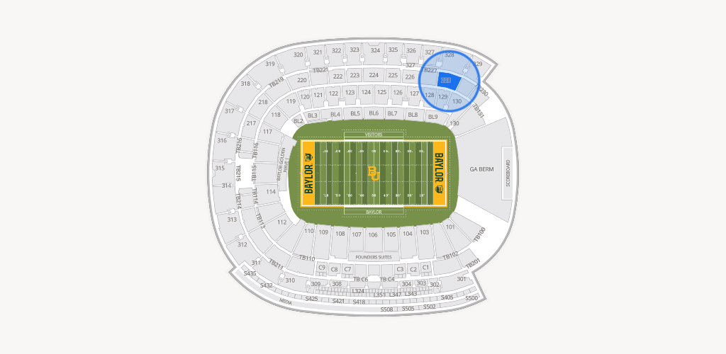 McLane Stadium Seating Chart