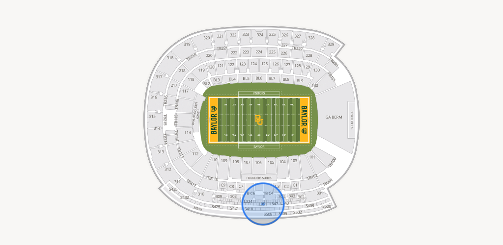 McLane Stadium Seating Chart