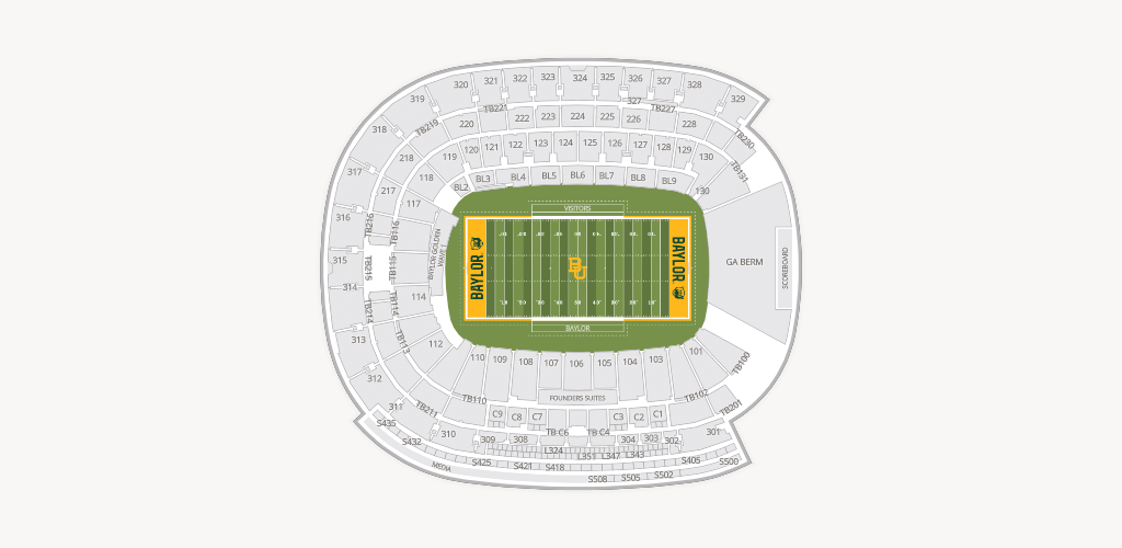 McLane Stadium Seating Chart