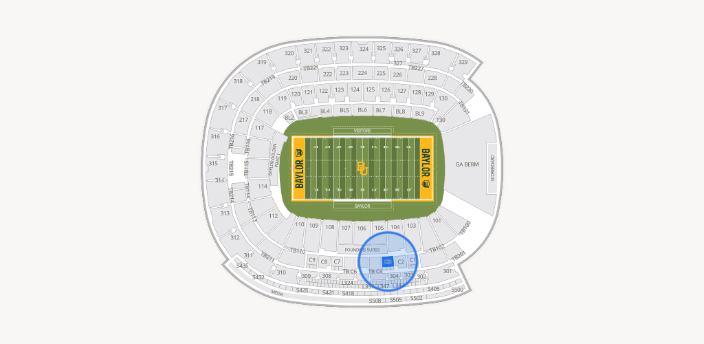 McLane Stadium Seating Chart