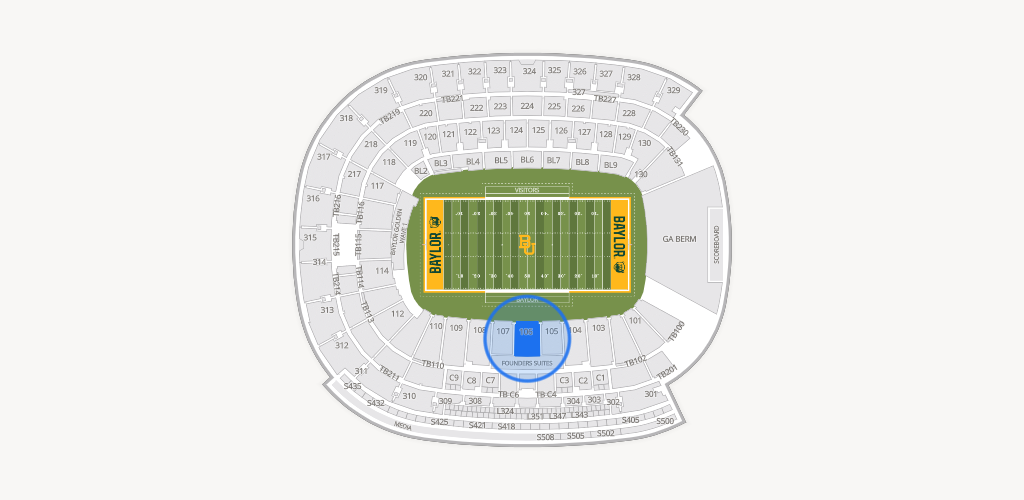 McLane Stadium Seating Chart