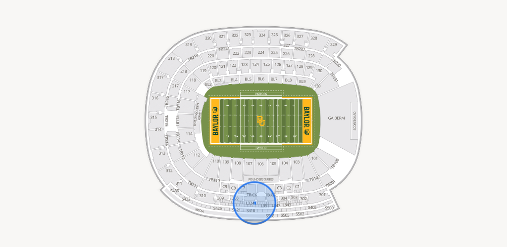 McLane Stadium Seating Chart